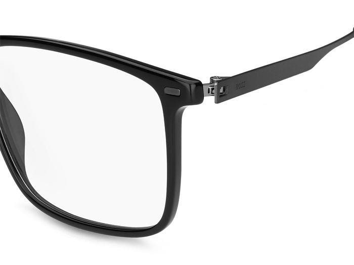 Eyeglasses Hugo Boss 1642 108196 (ANS) color black dark ruthenium shape rectangle 