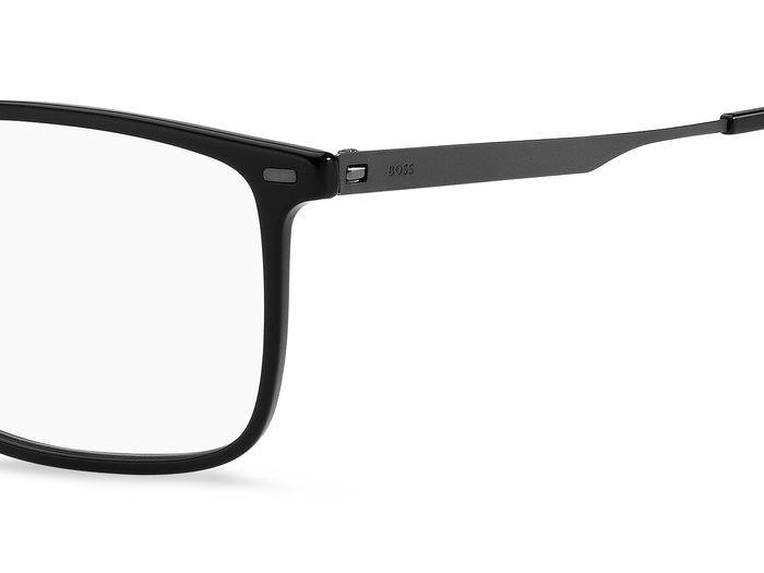 Eyeglasses Hugo Boss 1642 108196 (ANS) color black dark ruthenium shape rectangle 