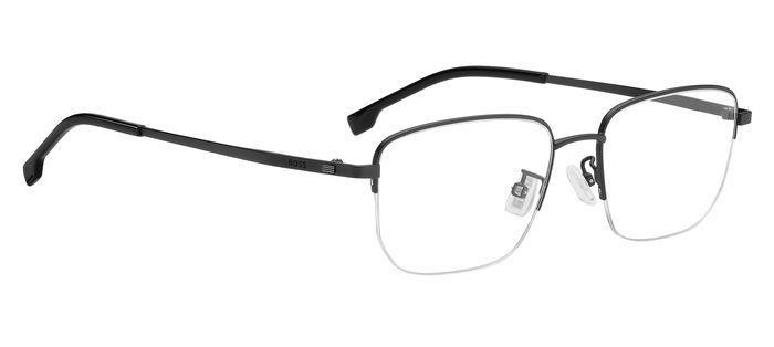 Eyeglasses Hugo Boss 1675/F 108200 (003) color matte black shape rectangle 