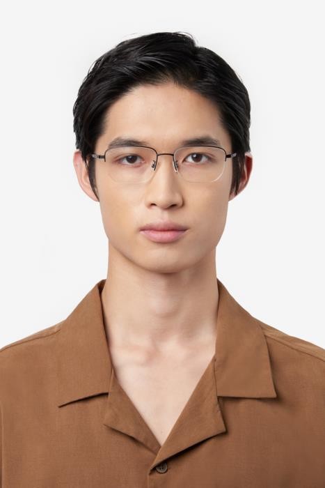 Eyeglasses Hugo Boss 1675/F 108200 (003) color matte black shape rectangle 