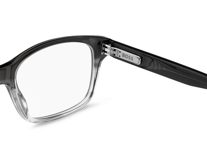 Eyeglasses Hugo Boss 1645 108208 (2W8) color grey horn shape rectangle 