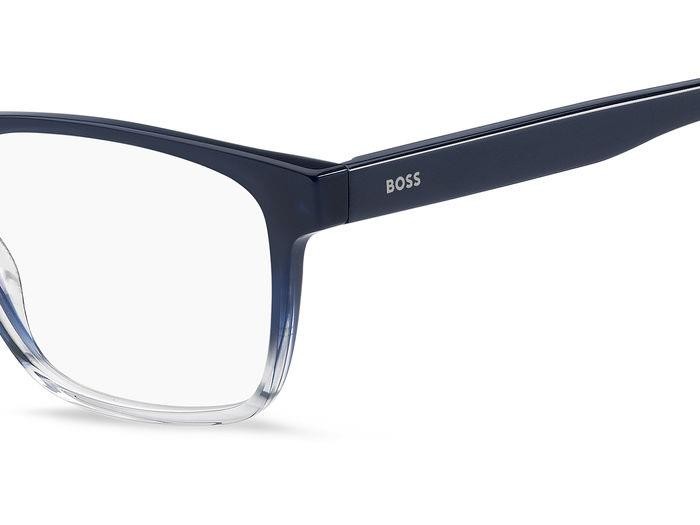 Eyeglasses Hugo Boss 1646 108209 (38I) color blue horn shape rectangle 