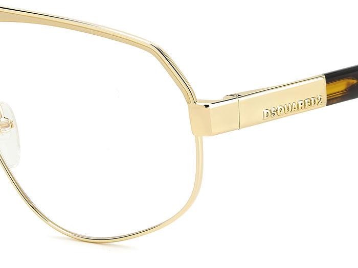 Brillen Dsquared2 D2 0121 108259 (J5G) farbe gold form navigator 