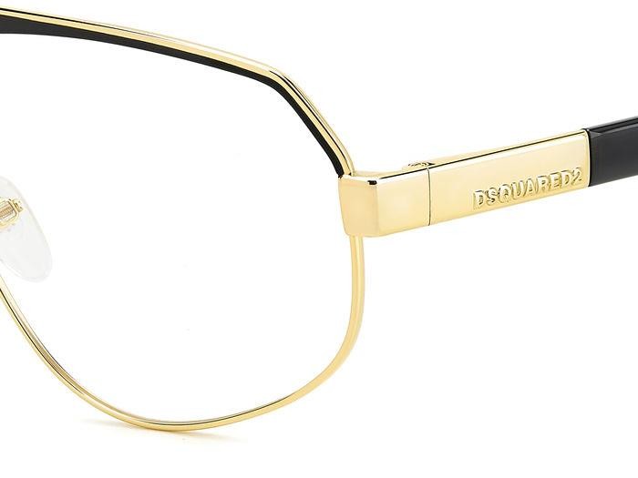 Brillen Dsquared2 D2 0121 108259 (RHL) farbe gold black_ form navigator 