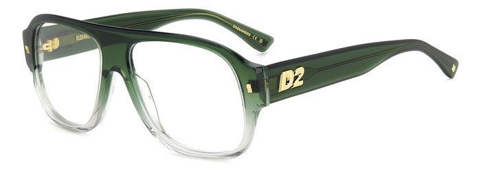 Brillen Dsquared2 D2 0125 108262 (1ED) farbe green form aviator 