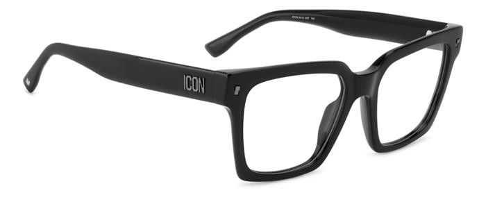 Occhiali da vista Dsquared2 Icon 0019 108268 (807) colore black forma quadrato 