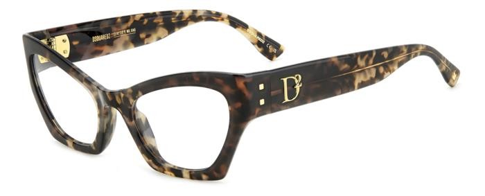 Brillen Dsquared2 D2 0133 108269 (ACI) farbe grey havana form cat-eye 