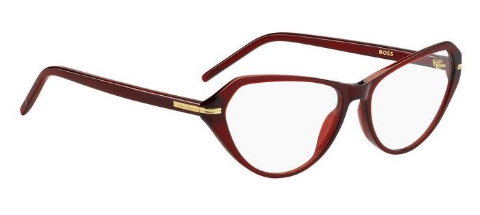 Brillen Hugo Boss 1657 108273 (C9A) farbe red form cat-eye 