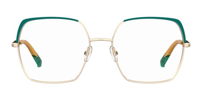 Occhiali da vista Missoni Mis 0180 108299 (PEF) colore gold green forma geometrico 