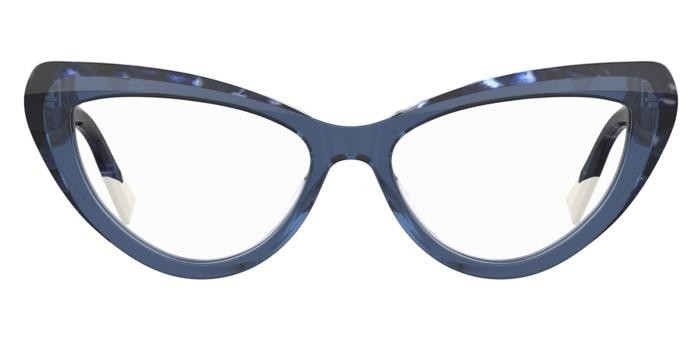Occhiali da vista Missoni Mis 0172 108301 (468) colore blue pearled blue forma cat eye 