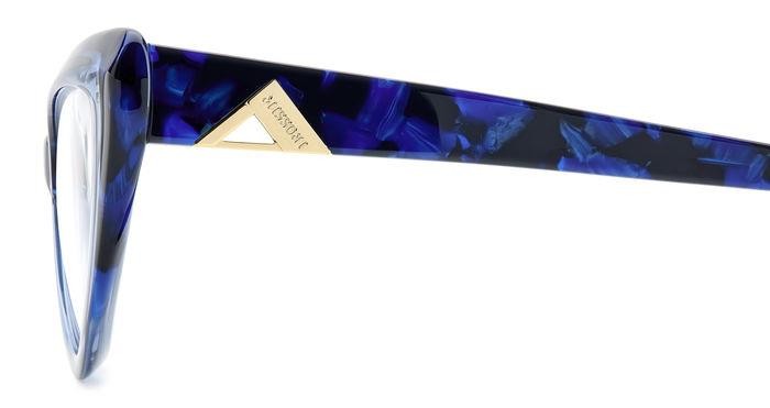 Occhiali da vista Missoni Mis 0172 108301 (468) colore blue pearled blue forma cat eye 