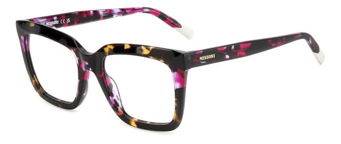 Occhiali da vista Missoni Mis 0173 108302 (2TM) colore fuchsia havana forma quadrato 