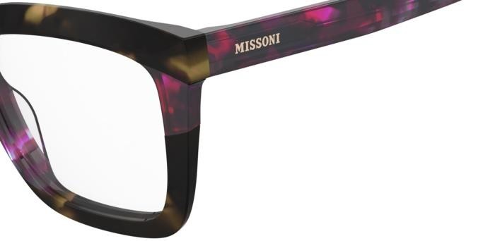 Occhiali da vista Missoni Mis 0173 108302 (2TM) colore fuchsia havana forma quadrato 