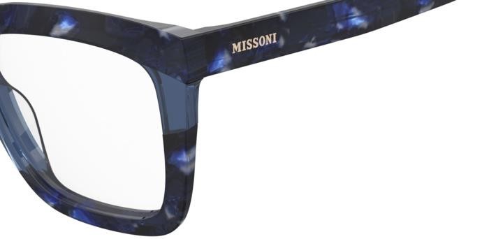 Occhiali da vista Missoni Mis 0173 108302 (468) colore blue pearled blue forma quadrato 