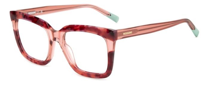 Occhiali da vista Missoni Mis 0173 108302 (HT8) colore pink havana forma quadrato 