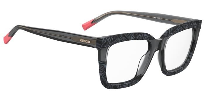 Occhiali da vista Missoni Mis 0173 108302 (UHX) colore grey marble black forma quadrato 