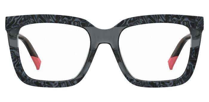 Occhiali da vista Missoni Mis 0173 108302 (UHX) colore grey marble black forma quadrato 