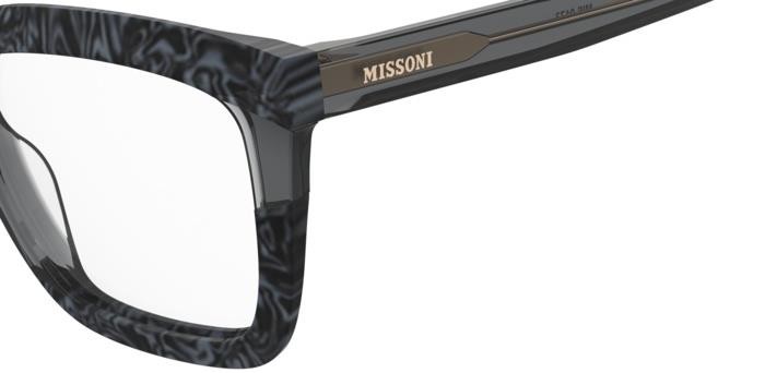 Occhiali da vista Missoni Mis 0173 108302 (UHX) colore grey marble black forma quadrato 