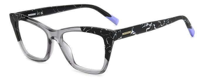 Occhiali da vista Missoni Mis 0174 108303 (UHX) colore grey marble black forma cat eye 