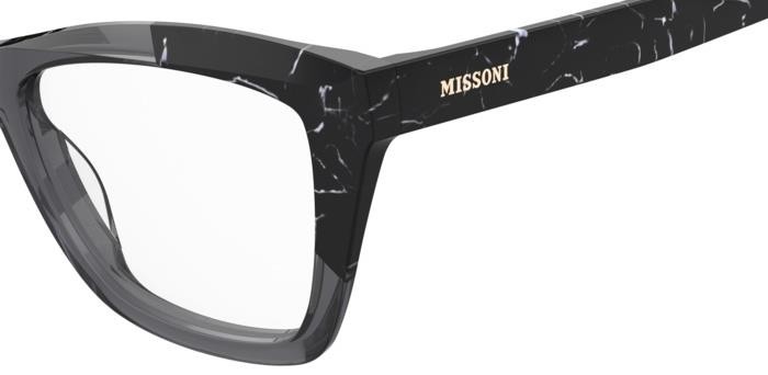 Occhiali da vista Missoni Mis 0174 108303 (UHX) colore grey marble black forma cat eye 