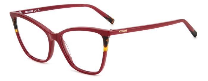 Occhiali da vista Missoni Mis 0177 108304 (0UC) colore red havana forma cat eye 