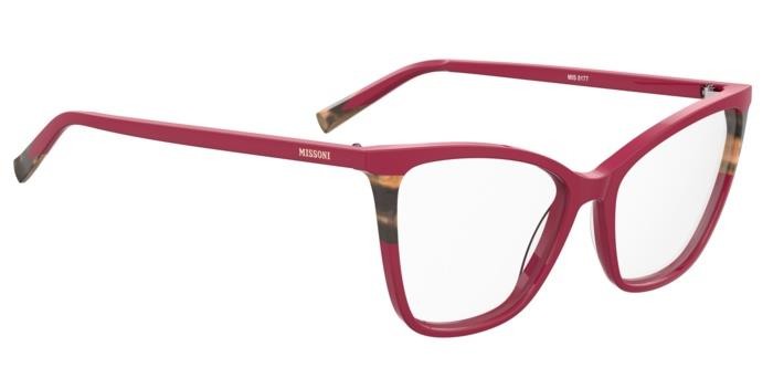 Occhiali da vista Missoni Mis 0177 108304 (0UC) colore red havana forma cat eye 