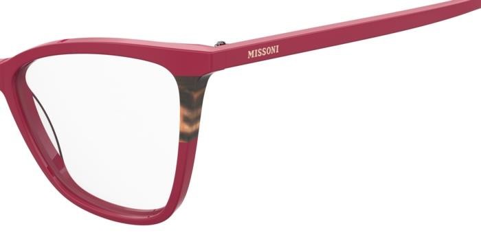 Occhiali da vista Missoni Mis 0177 108304 (0UC) colore red havana forma cat eye 