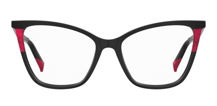 Occhiali da vista Missoni Mis 0177 108304 (OIT) colore black red forma cat eye 