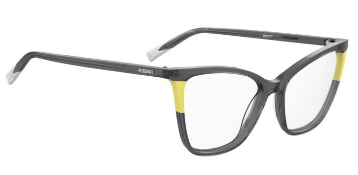 Occhiali da vista Missoni Mis 0177 108304 (XYO) colore grey yellow forma cat eye 