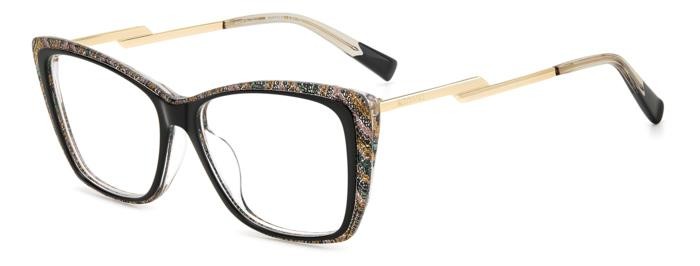 Occhiali da vista Missoni Mis 0166/G 108305 (OHC) colore black pattern green forma cat eye 
