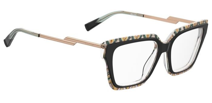 Occhiali da vista Missoni Mis 0167 108306 (OHC) colore black pattern green forma quadrato 