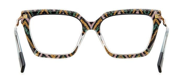 Occhiali da vista Missoni Mis 0167 108306 (OHC) colore black pattern green forma quadrato 
