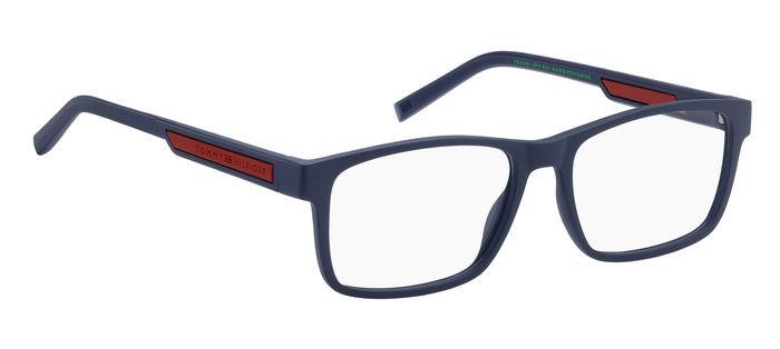 Occhiali da vista Tommy Hilfiger Th 2091 108314 (WIR) colore matte blue red forma rettangolare 