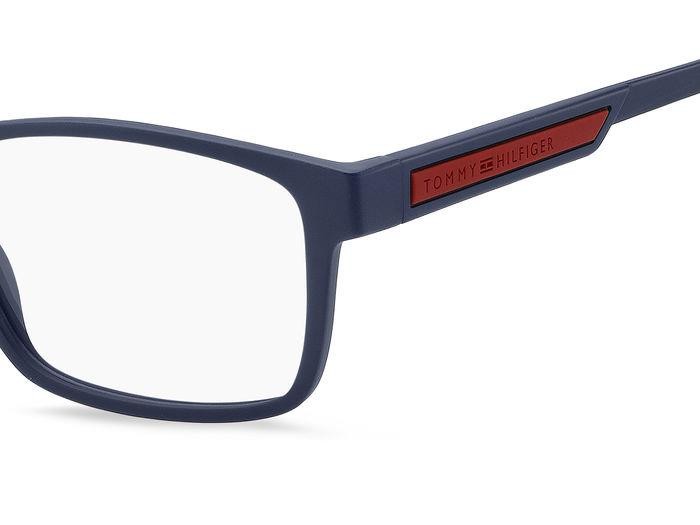 Occhiali da vista Tommy Hilfiger Th 2091 108314 (WIR) colore matte blue red forma rettangolare 