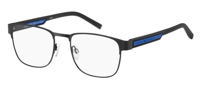 Occhiali da vista Tommy Hilfiger Th 2090 108319 (DL5) colore matt black1 forma rettangolare 