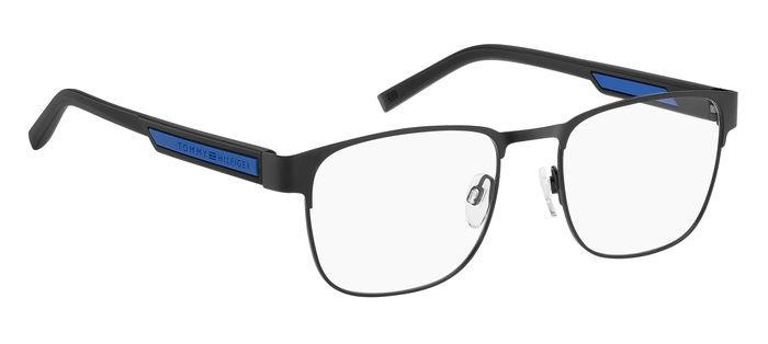 Occhiali da vista Tommy Hilfiger Th 2090 108319 (DL5) colore matt black1 forma rettangolare 