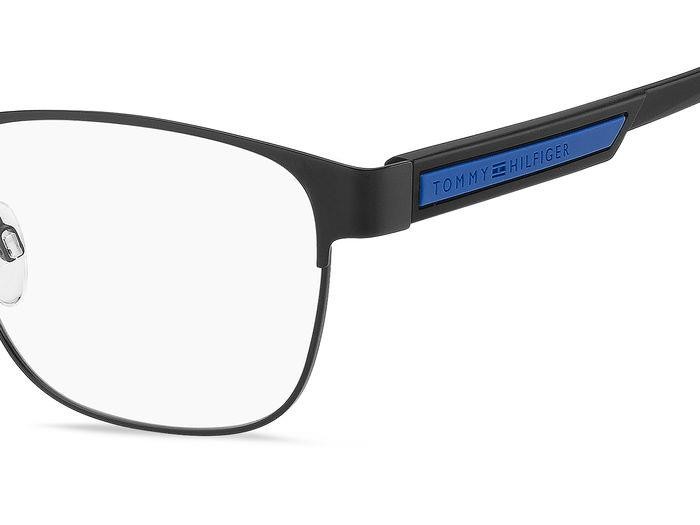 Occhiali da vista Tommy Hilfiger Th 2090 108319 (DL5) colore matt black1 forma rettangolare 