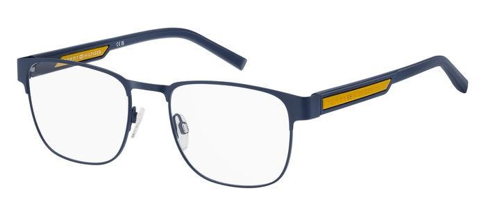 Eyeglasses Tommy Hilfiger Th 2090 108319 (FLL) color matte blue shape rectangle 