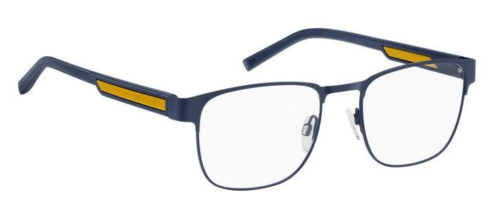 Eyeglasses Tommy Hilfiger Th 2090 108319 (FLL) color matte blue shape rectangle 