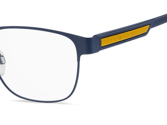 Eyeglasses Tommy Hilfiger Th 2090 108319 (FLL) color matte blue shape rectangle 