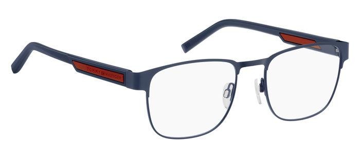 Occhiali da vista Tommy Hilfiger Th 2090 108319 (WIR) colore matte blue red forma rettangolare 