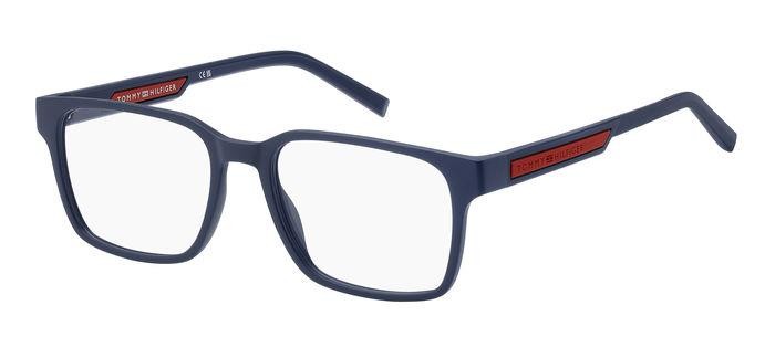 Occhiali da vista Tommy Hilfiger Th 2093 108320 (WIR) colore matte blue red forma rettangolare 