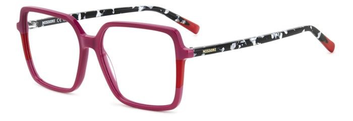 Brillen Missoni Mis 0176 108340 (FQT) farbe fuchsia red form quadratisch 