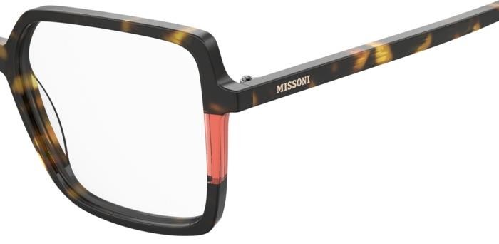 Occhiali da vista Missoni Mis 0176 108340 (L9G) colore havana orange forma quadrato 