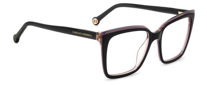 Eyeglasses Carolina Herrera Her 0251/G 108341 (807) color black shape rectangle 