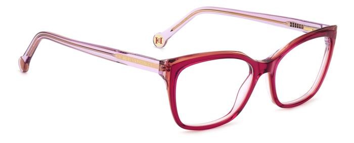 Occhiali da vista Carolina Herrera Her 0252 108342 (QHO) colore cyclamen forma cat eye 
