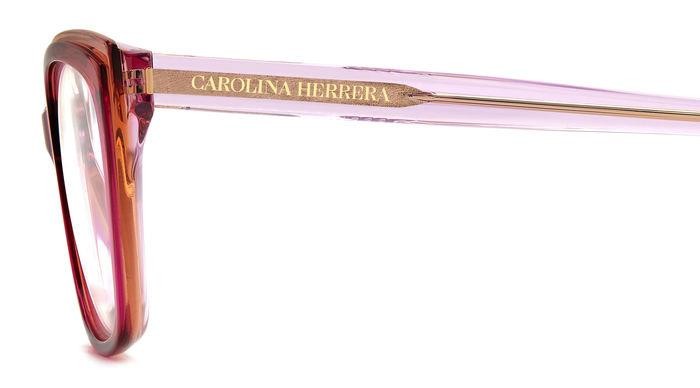 Occhiali da vista Carolina Herrera Her 0252 108342 (QHO) colore cyclamen forma cat eye 