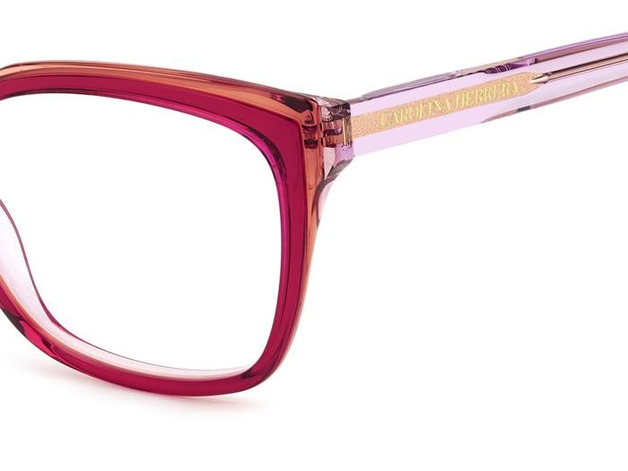 Occhiali da vista Carolina Herrera Her 0252 108342 (QHO) colore cyclamen forma cat eye 