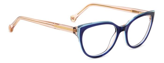 Occhiali da vista Carolina Herrera Her 0253 108343 (BR0) colore blue pink forma cat eye 