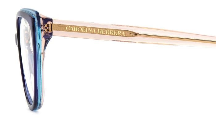 Occhiali da vista Carolina Herrera Her 0253 108343 (BR0) colore blue pink forma cat eye 